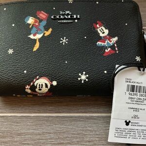 Coach Black Leather Wallet